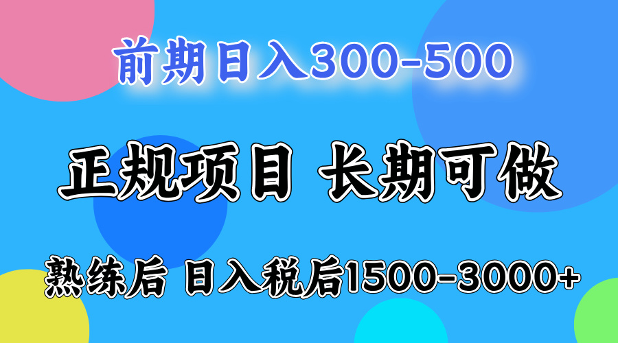 备战寒假，月入10万+，正规项目，常年可做-六道网创